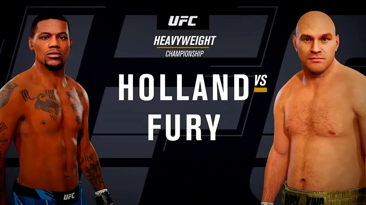 EA Sports UFC 4 Gameplay Tyson Fury vs Kevin Holland