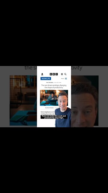 Are Non-Linear Work Days More Productive? #shorts