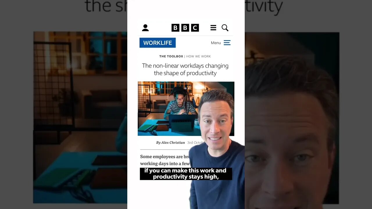 Are Non-Linear Work Days More Productive? #shorts