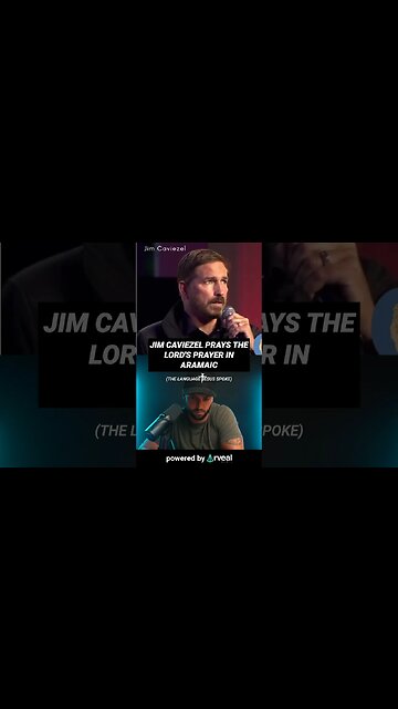 Jim Cavaziel prays in JESUS' language 🤯 #jesus #bible #christianity #god #holyspirit