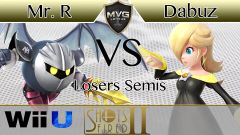 LLL|Mr. R (Meta Knight & Sheik) vs. Dabuz (Rosalina) - Losers Semis - Shots Fired 2