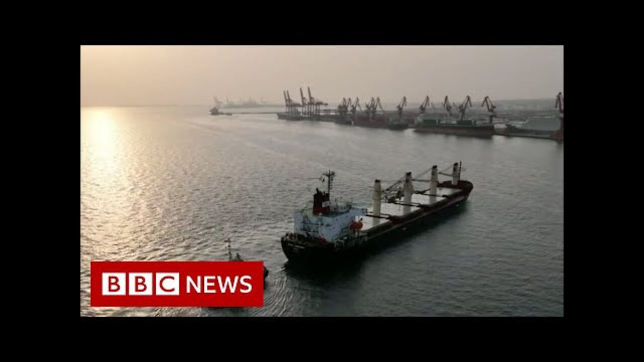 First shipment of wheat out of Ukraine arrives in Africa - BBC News