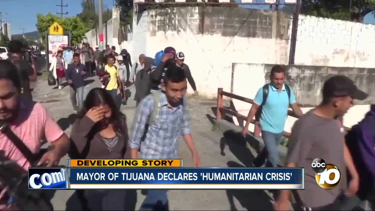 Mayor of Tijuana declares 'humanitarian crisis'