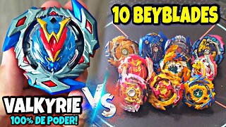 winning valkyrie vs 10 beyblades burst