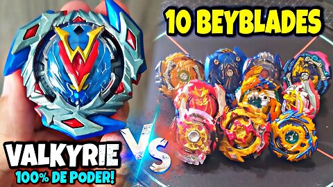 winning valkyrie vs 10 beyblades burst