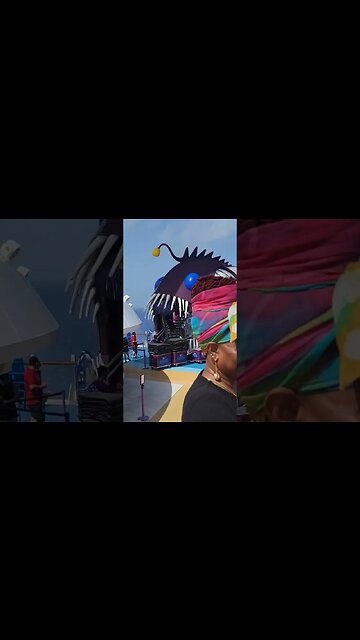 Wonder of the sea Zipline #royalcaribbeancruise #royalcaribbean #cruise #cruiseship #caribbeansea