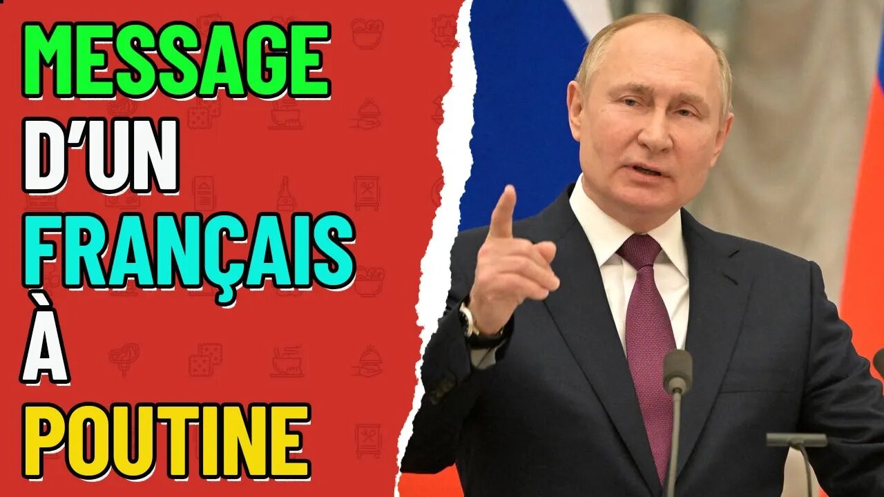 Message du Youtubeur @Touche Pas à Mon YouTube à Poutine est aux russes #maismacron #poutine #otan