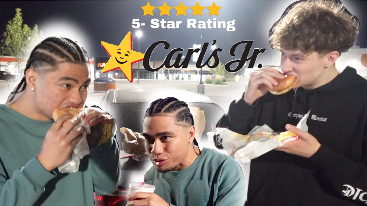 Trying Carl's Jr. for the FIRST TIME