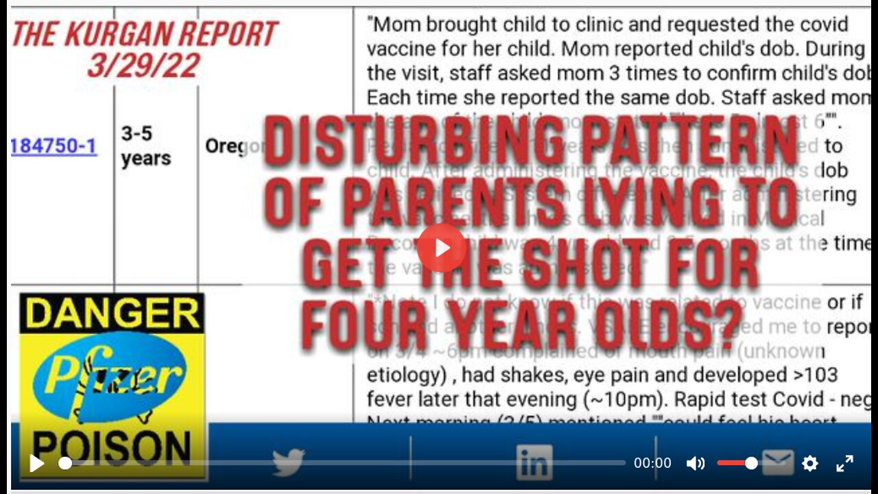 VAERS: BRAINWASHED PARENTS DO WHATEVER IT TAKES TO HARM THEIR CHILDREN!