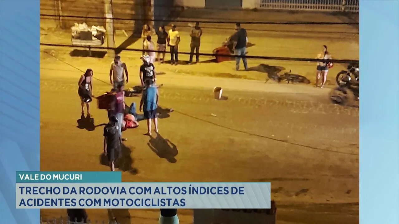 Vale do Mucuri: Trecho da Rodovia com Altos Índices de Acidentes com Motociclistas.