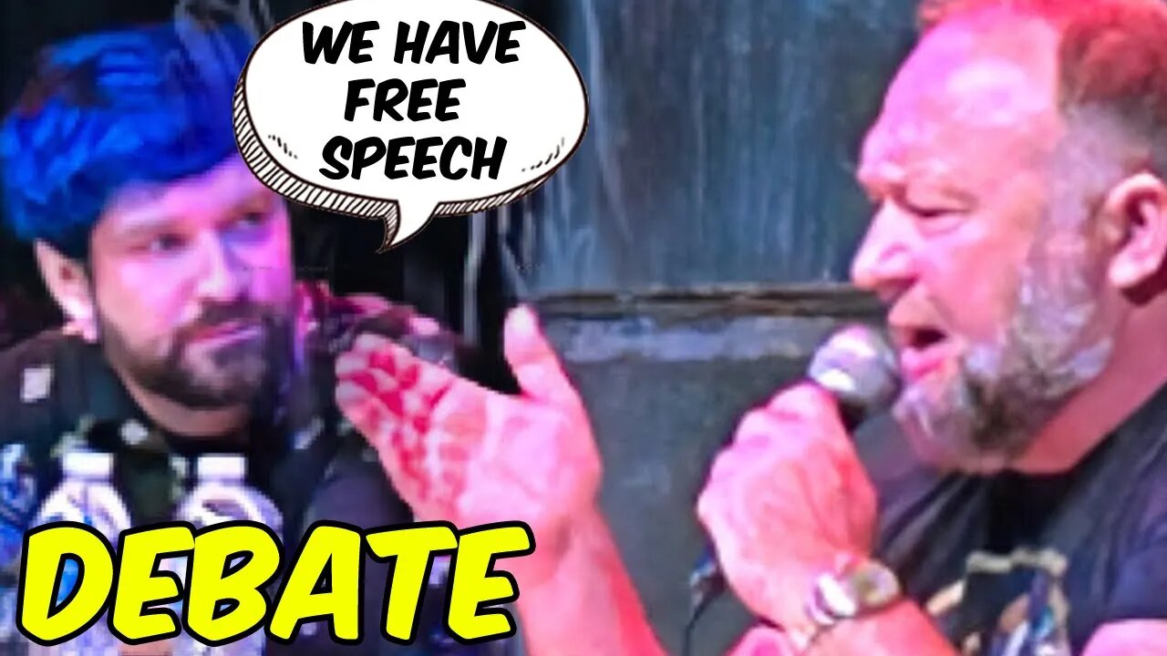 Destiny Debate Alex Jones About Twitter and Censorship