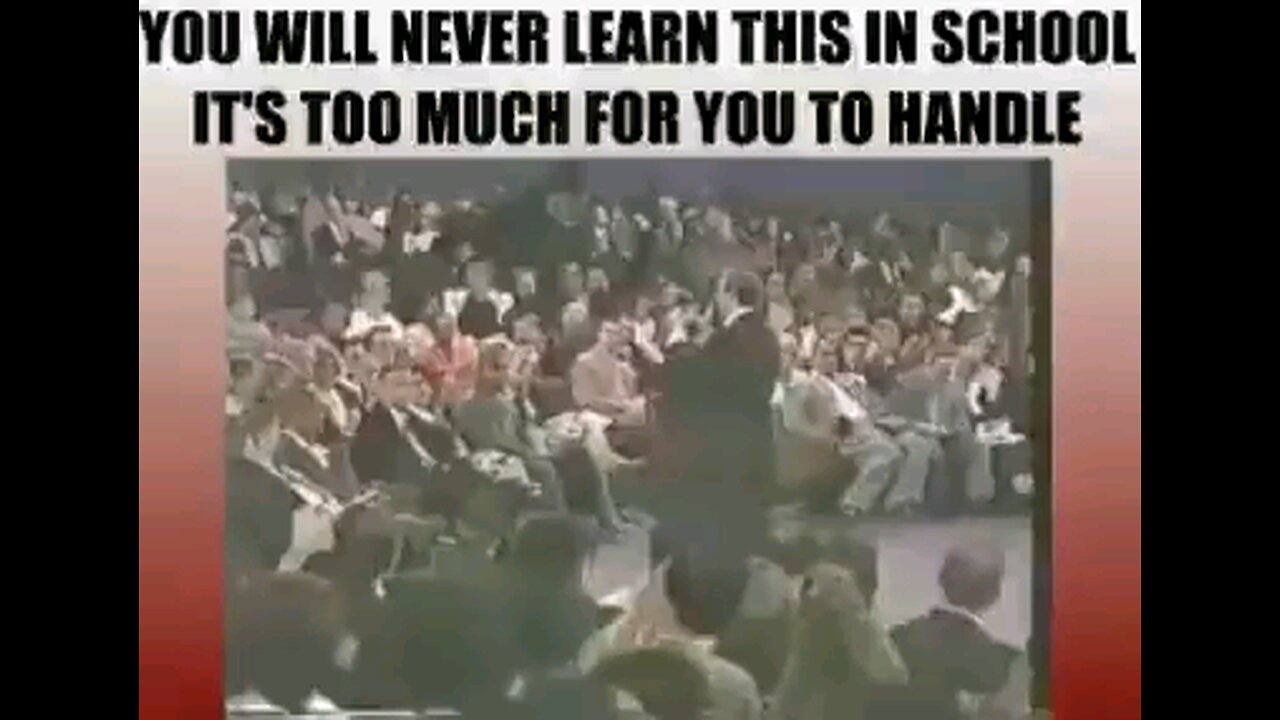 He is preaching the truth about the Federal Reserve, the entire corrupt banking system.
