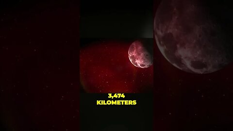 Size Matters: Moon, One-Fourth Earth's Diameter! #shorts #space #moon #fyp #viral #education #new