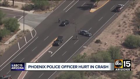 Top stories: Phoenix officer in critical condition after crash; Deadly crash suspect brought back to AZ; Specialty license plates growing in popularity