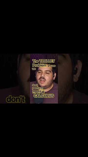 The POINT Of The TROLLEY Problem #philosophy #thoughtexperiment #morality