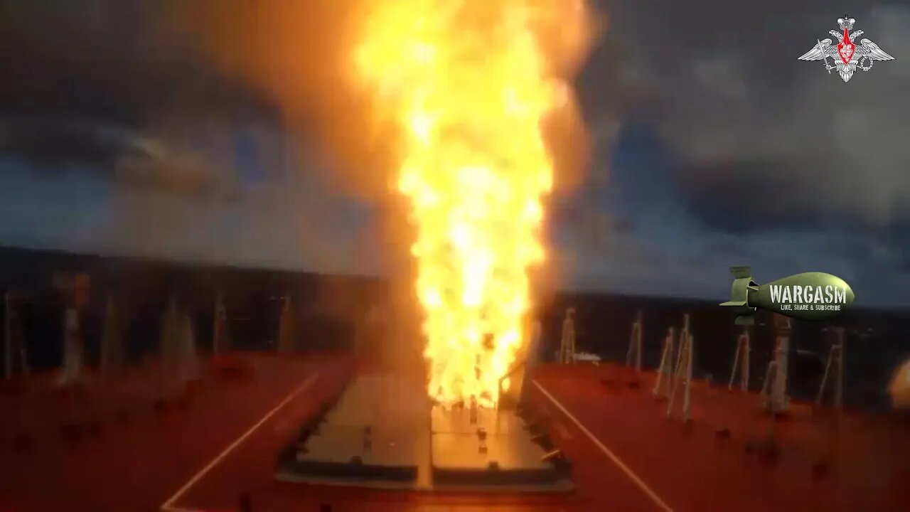 Russian naval exercise fires Kalibr cruise missile