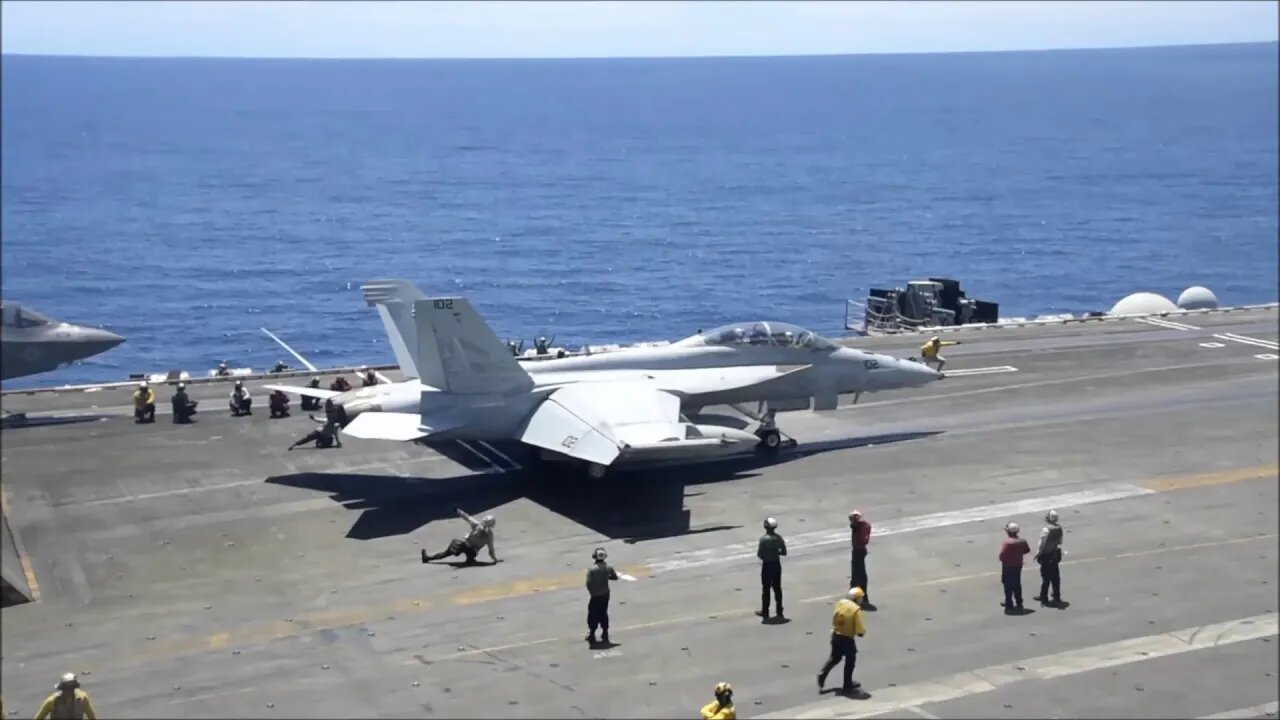 USS Carl Vinson (CVN 70) Conducts Flight Operations in Indian Ocean