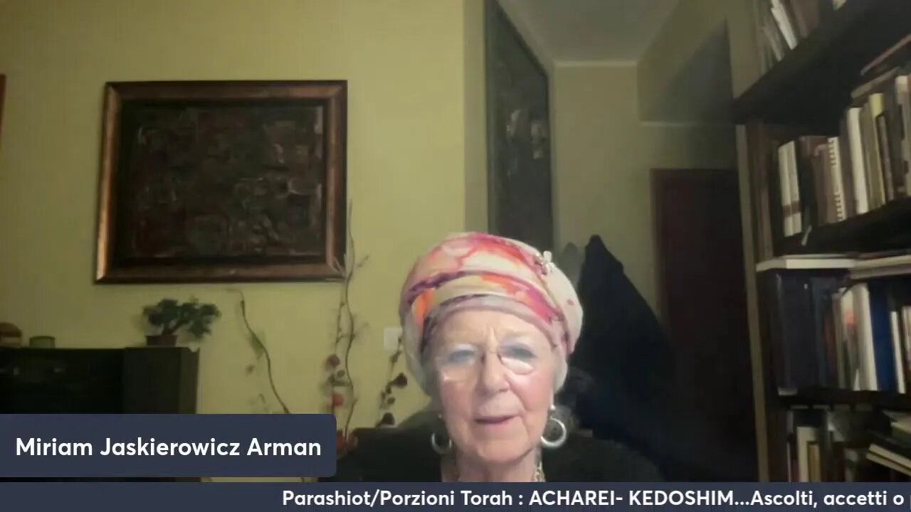 Parasha/Porzione Della Torah "ACHAREI/KEDOSHIM"