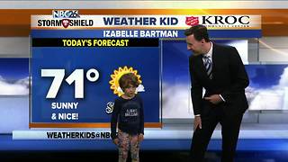 Meet Izabelle Bartman, our NBC26 Weather Kid of the Week!