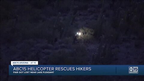 ABC15 helicopter rescues hikers