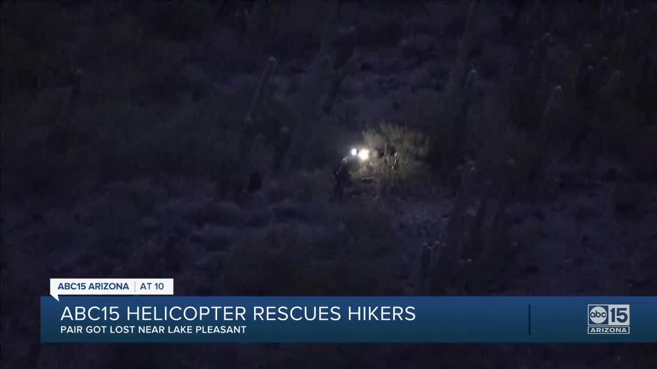 ABC15 helicopter rescues hikers