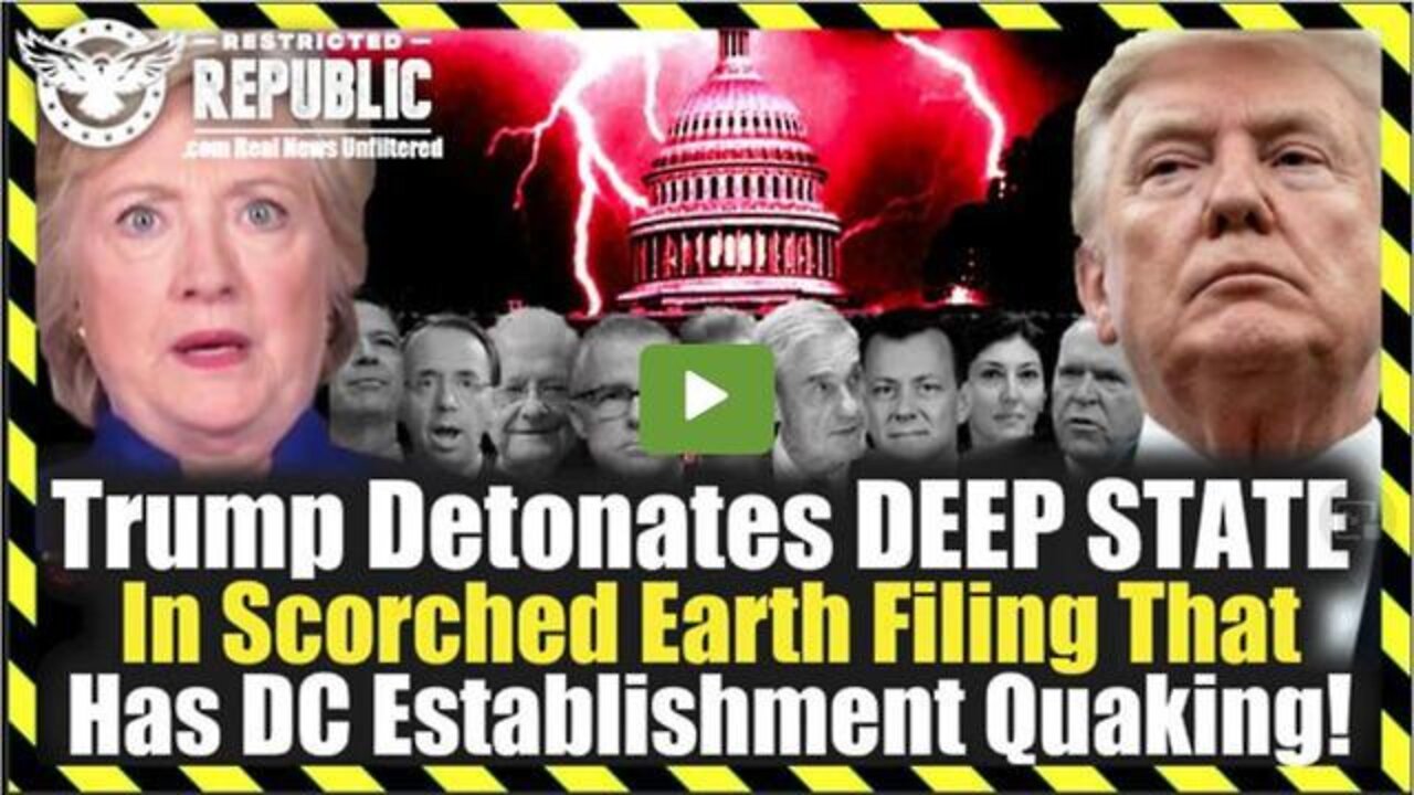 URGENT!! BREAKING TRUMP NEWS - TRUMP DETONATES DEEP STATE...