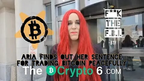 ARIA SENTENCED!!! #BITCOIN #FREETALKLIVE #1ACOMMUNITY