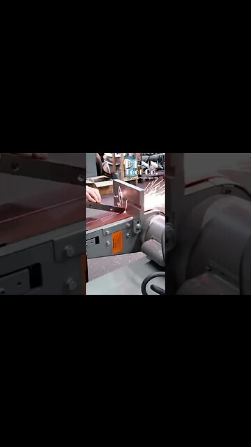 Using a belt grinder
