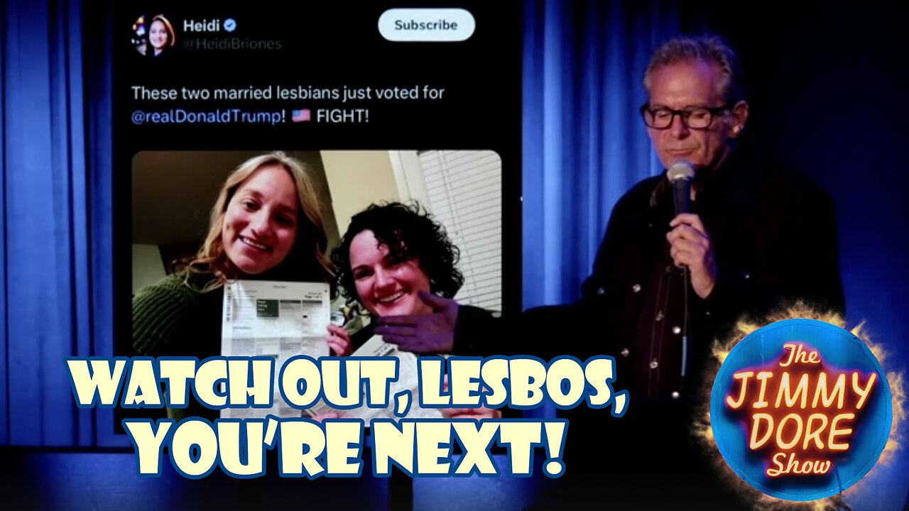 Democrats are warning Trump lesbians they'll be first ones on the train▮Jimmy Dore RUMBLE TIME