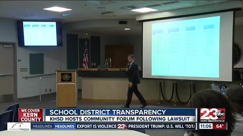 KHSD hosts forum following discipline-related lawsuit