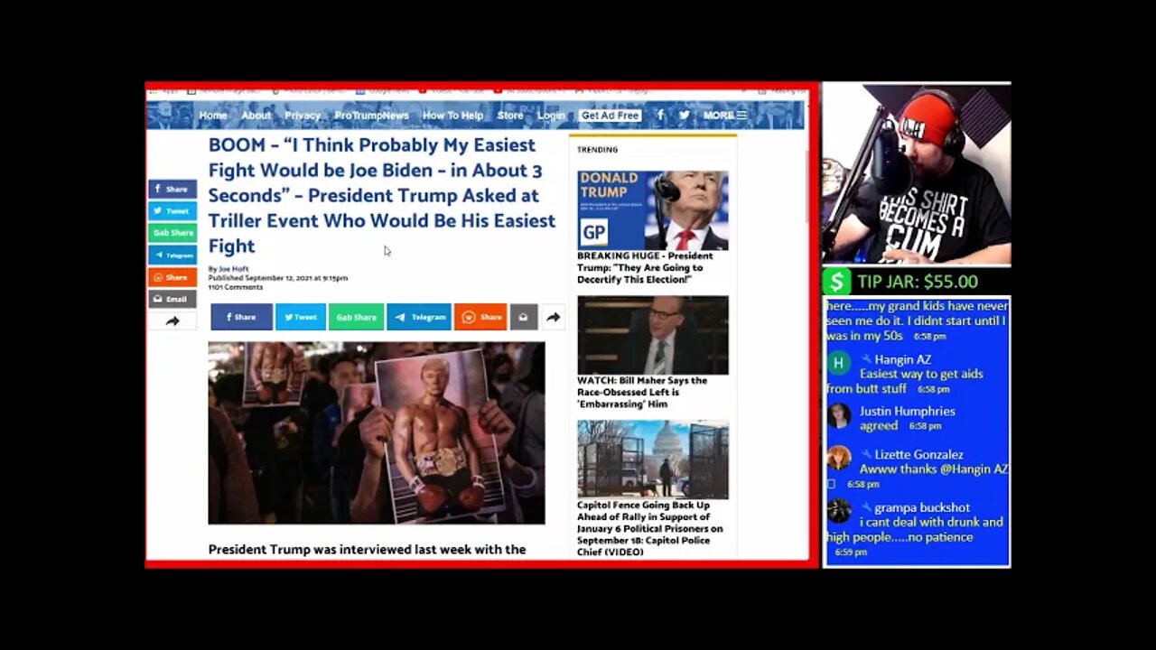 President Trump: I Would Knock Out Sleepy Joe in Less Than a Minute