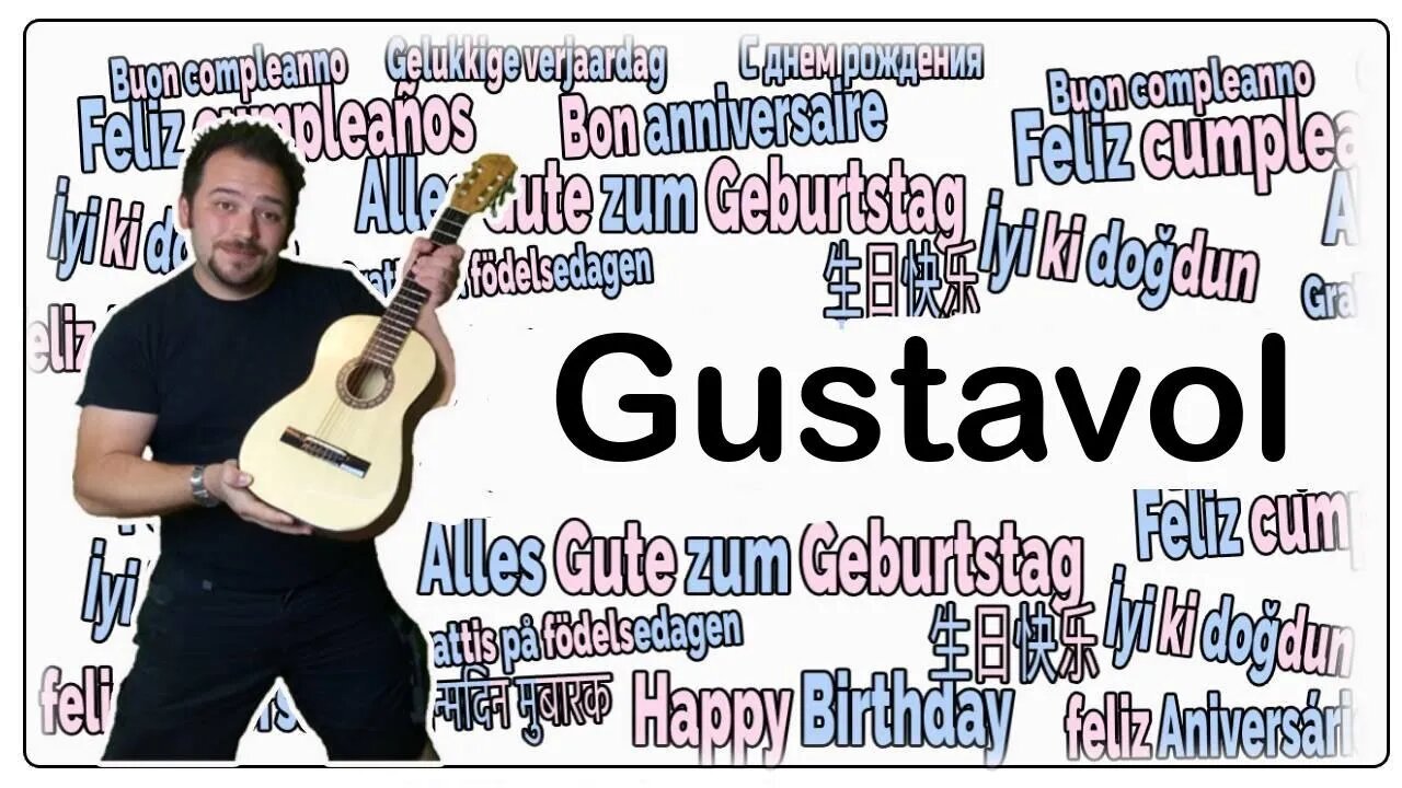 Happy Birthday Gustavol - Happy Birthday to You Gustavol #shorts