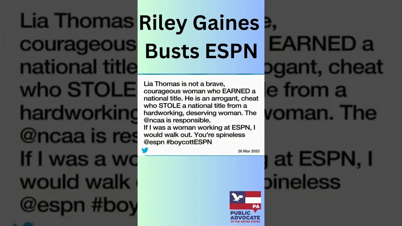 Audience laughs at leftist heckler, Swimmer Riley Gaines Busts ESPN #sports #bones #espn