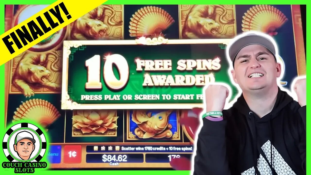 BONUS WIN on Da Ji Da Li Slot Machine at the Casino!!
