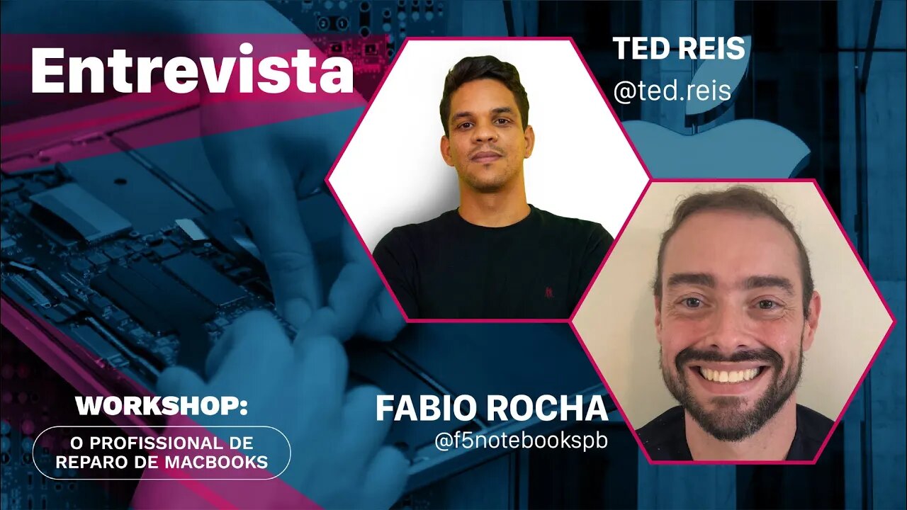 Live com Fabio Rocha || Entrevista com profissional da área de Macbook's