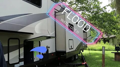 Huge Water Leak Flooded RV