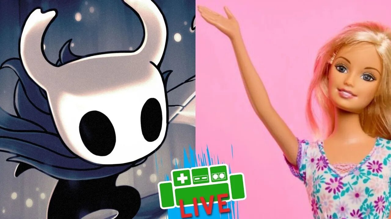 Every time I die, I will play 5 minutes of a Barbie game. Hollow Knight LIVE!