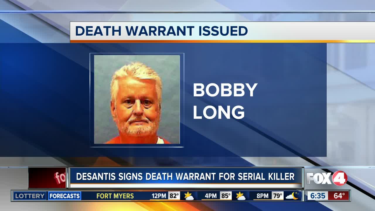 Governor DeSantis signs death warrant for Tampa serial killer Robert 'Bobby' Joe Long