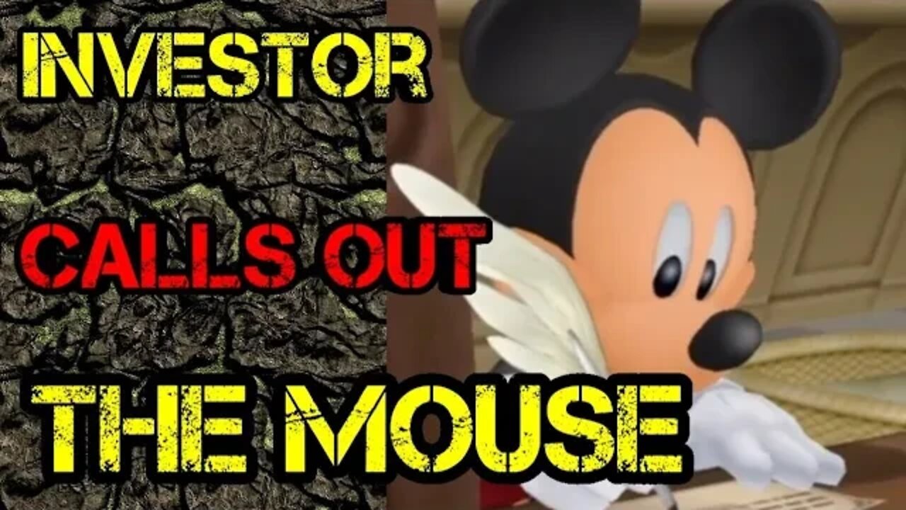 Disney Investor comes out against ESG