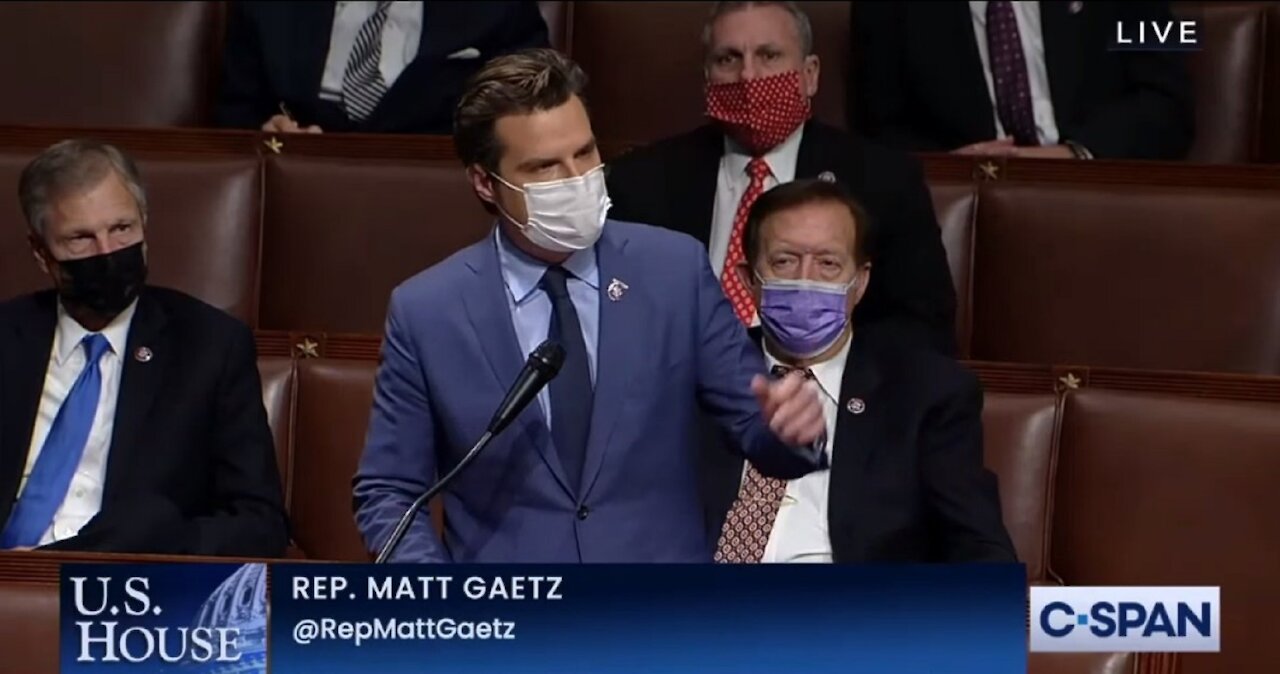 Matt Gaetz PODEROSA objeción en el Congreso a los votos electorales fraudulentos de Arizona