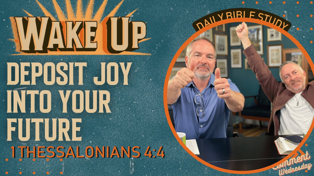 WakeUp Daily Devotional | Deposit Joy Into Your Future | 1 Thessalonians 4:4