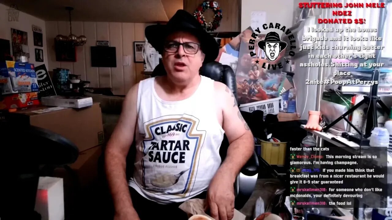 Perry Caravello hates Stuttering John and Wants Him OFF His Stream