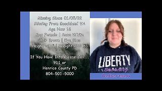 #Missing #Anniversary | Serenity Robertson | 01/05/22