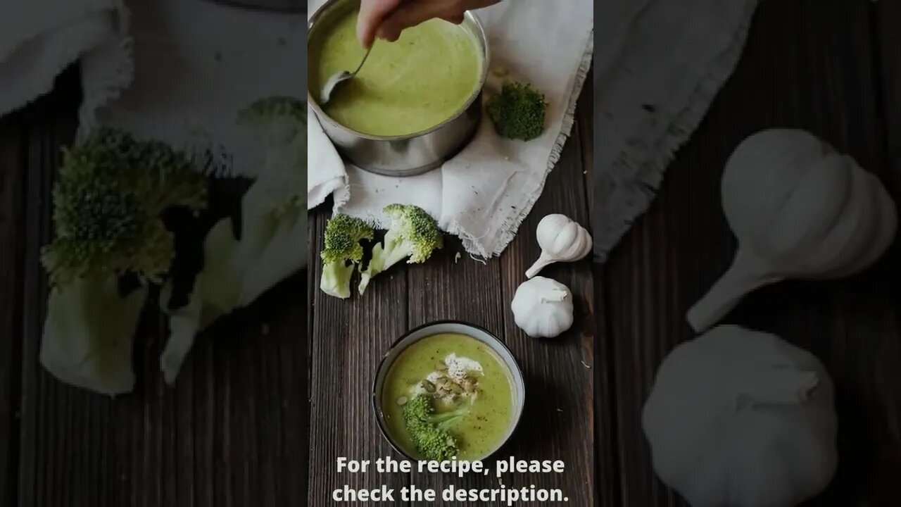 #Shorts Low Carb Keto Recipe: Broccoli Soup