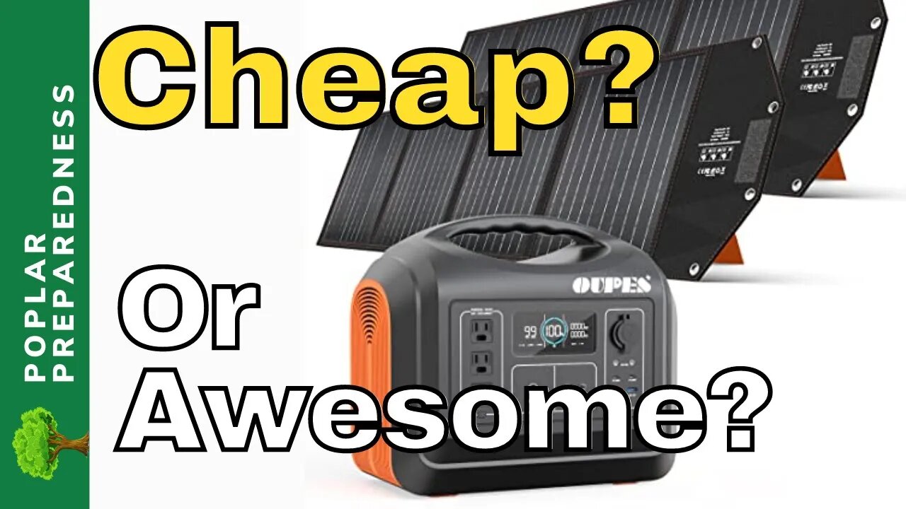 BEST Solar Generator?!? - OUPES 1200 Solar Kit