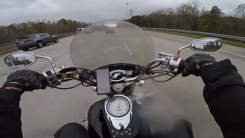 Biker Pro Tip Lane Position on the Interstate