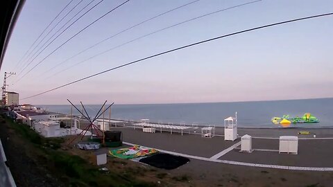 Train Journey along the Black Sea