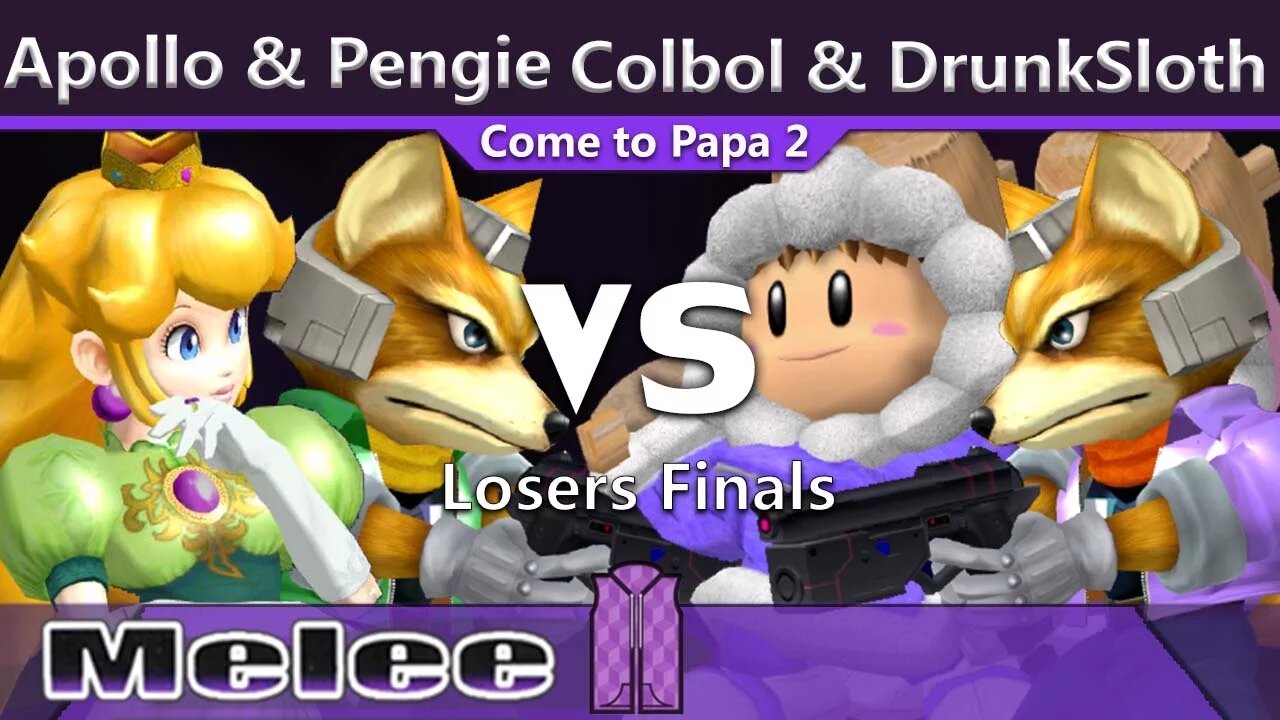 Apollo & Pengie vs. Colbol & DrunkSloth - Melee Doubles Losers Finals - CTP2