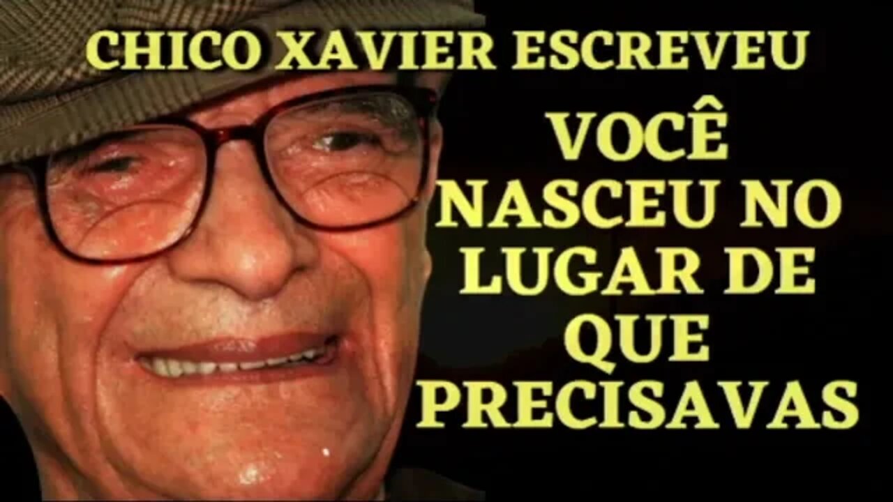 ✅VOCÊ NASCEU NO LUGAR DE QUE PRECISAVAS