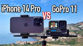 GoPro 11 VS iPhone 14 Pro Camera Comparison!